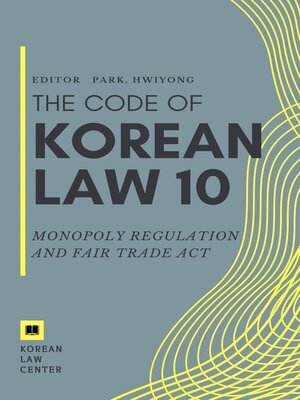 cover image of Monopoly Regulation and Fair Trade Act